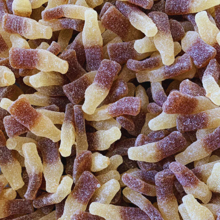 Bouteilles cola sucrées 100 g