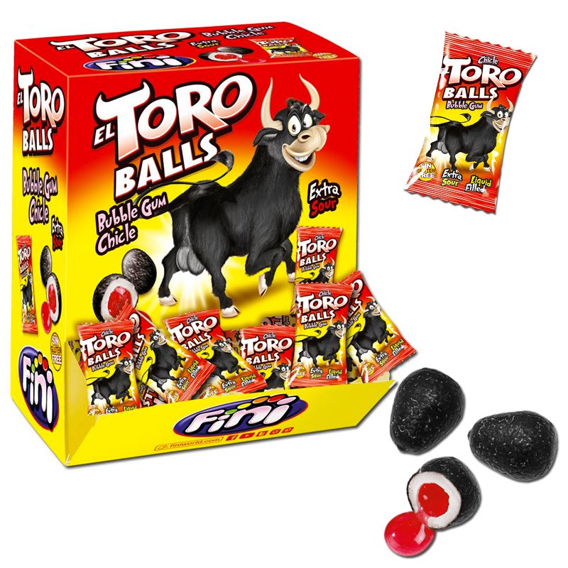 Chewing-gum boules Toro balls ( unité)