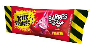 Barre tête brûlée fraise (unité)