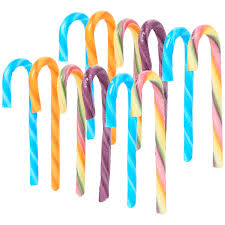 Canne sucre d'orge tutti frutti (unité)
