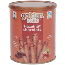 Golden rolls chocolat noisette (boite de 300g)