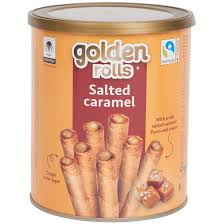 Golden rolls au caramel beurre salé (boite de 300g)