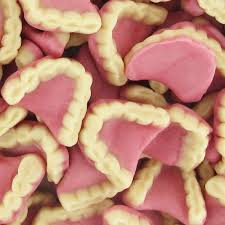 Dentiers gélifiés framboise 100 g
